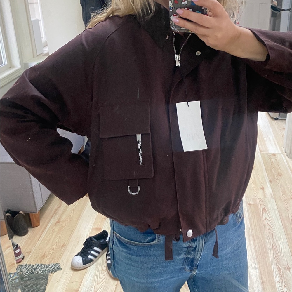 ZARA | Barn Bomber Jacket NWT Size L